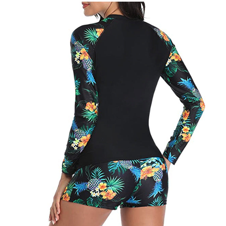 Women Long Sleeve Swimsuits UV UPF 50+ Swim Shirt Bathing Suit Image 4