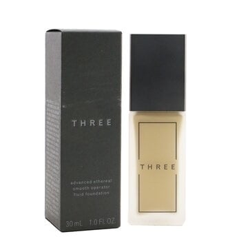 THREE Advanced Ethereal Smooth Operator Fluid Foundation SPF40 - 206 30ml/1oz Image 3