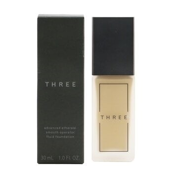 THREE Advanced Ethereal Smooth Operator Fluid Foundation SPF40 - 205 30ml/1oz Image 3