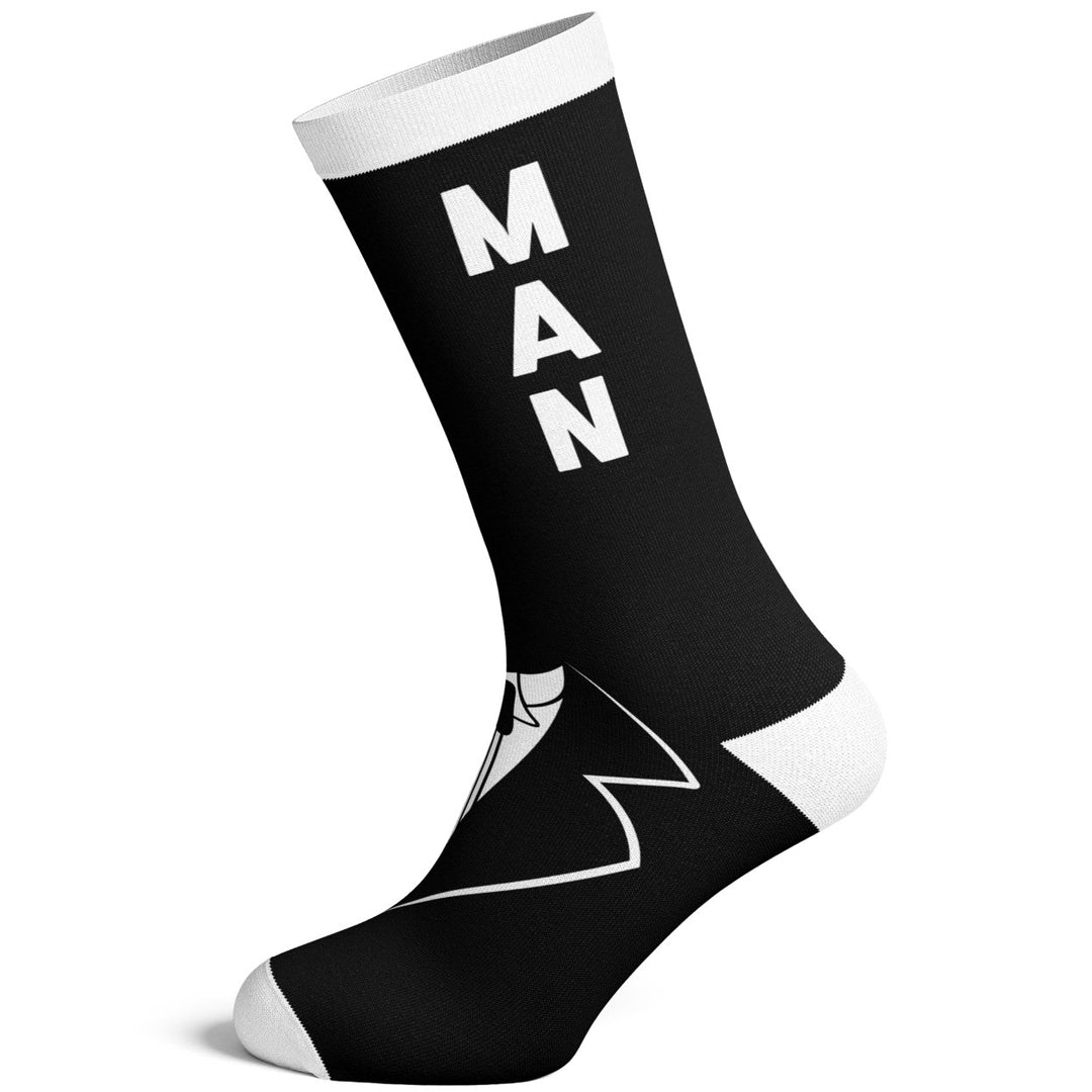 Mens Grooms Man Socks Funny Wedding Groomsmen Tuxedo Footwear Image 2