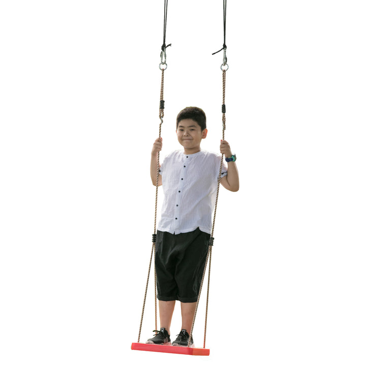 Adjustable Plastic Standing SwingOutdoor Kids Playground Swingfor All Ages Image 8