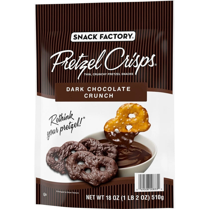 Snack Factory Pretzel CrispsDark Chocolate Crunch (18 Ounce) Image 3