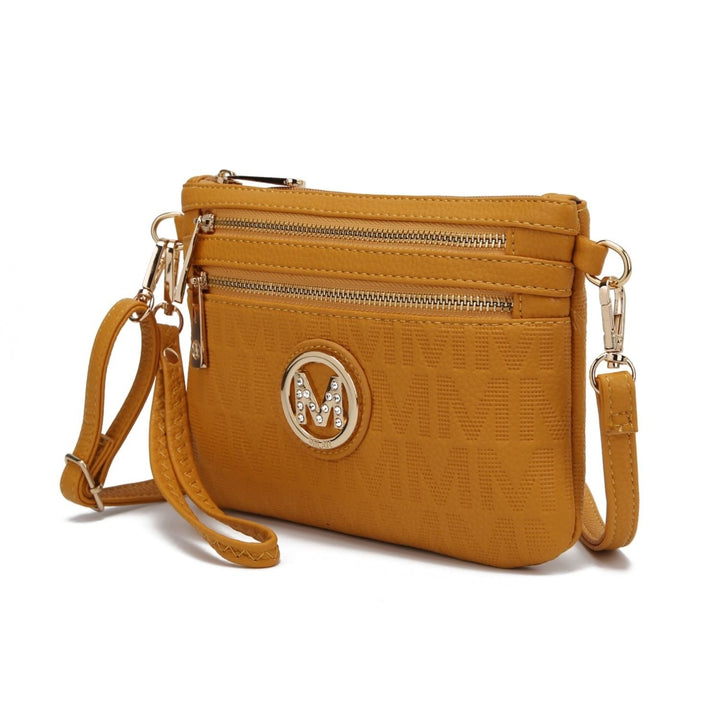 MKF Collection Roonie Milan Womes Crossbody Bag Signature Shoulder Bag Wristlet by Mia K Image 1