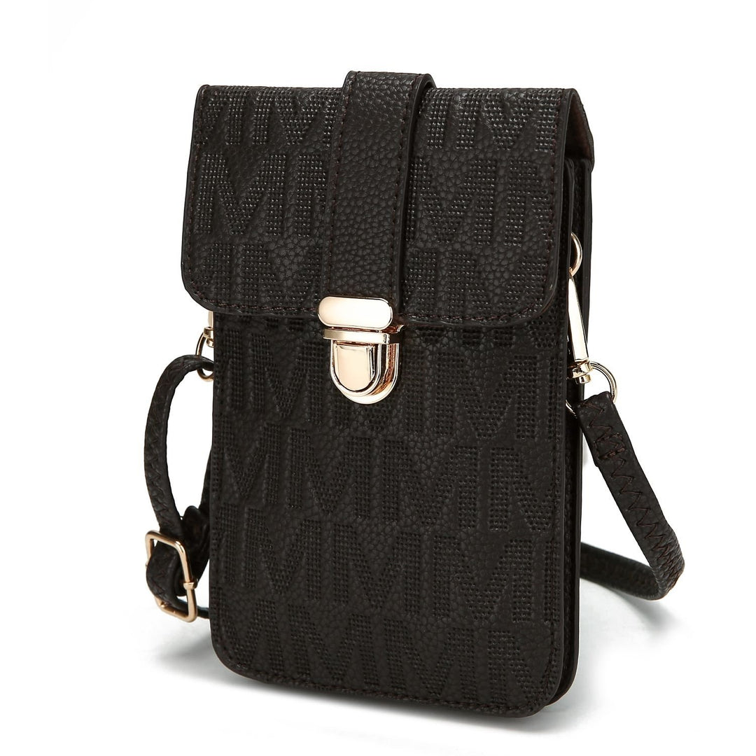 MKF Collection Multi-Functional Shoulder Bag Ulla Signature XL Phone Wallet Crossbody Handbag by Mia K. Image 1