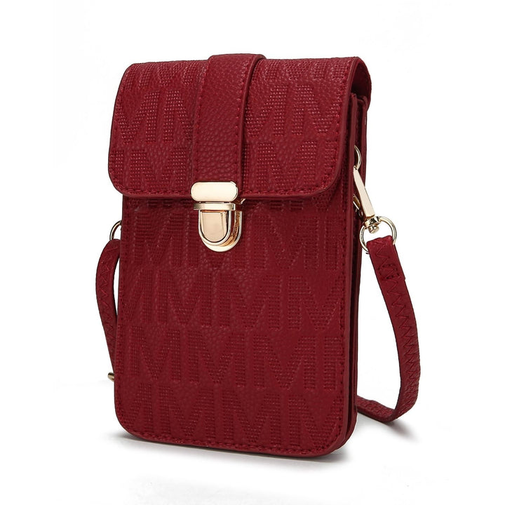 MKF Collection Multi-Functional Shoulder Bag Ulla Signature XL Phone Wallet Crossbody Handbag by Mia K. Image 1