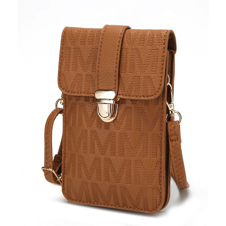 MKF Collection Multi-Functional Shoulder Bag Ulla Signature XL Phone Wallet Crossbody Handbag by Mia K. Image 1