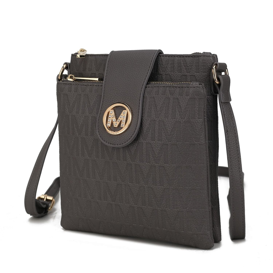 MKF Collection Marietta Multi-Functional Shoulder Bag M Signature Crossbody bag by Mia K. Image 4