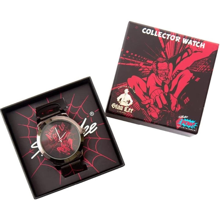 The Amazing Stan Lee Watch Spiderman Art Comics Legend Limited Edition Wristwatch Mighty Mojo Image 6