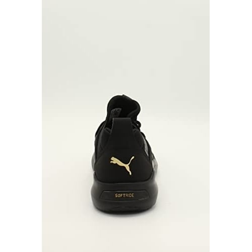 PUMA Mens Softride Enzo NXT Winter Running Shoes Black Team Gold Size Available Image 3