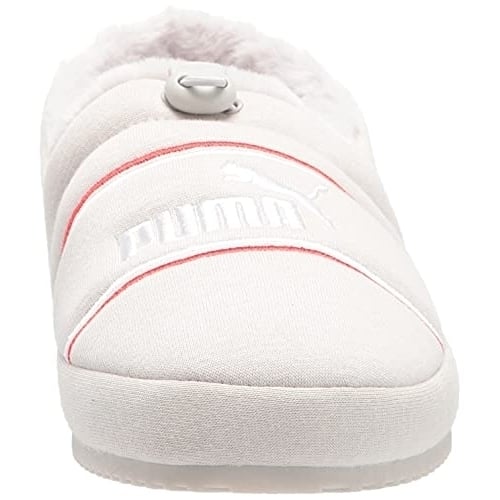 PUMA Tuff Moccasin Kids Nimbus Cloud White High Risk Red Size JR Shoes Image 3