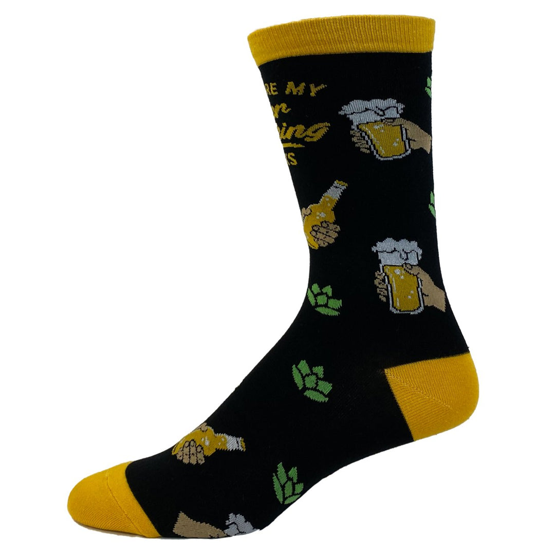 Mens These Are My Beer Drinking Socks Funny Party IPA Brew Graphic Novelty Footwear Image 4