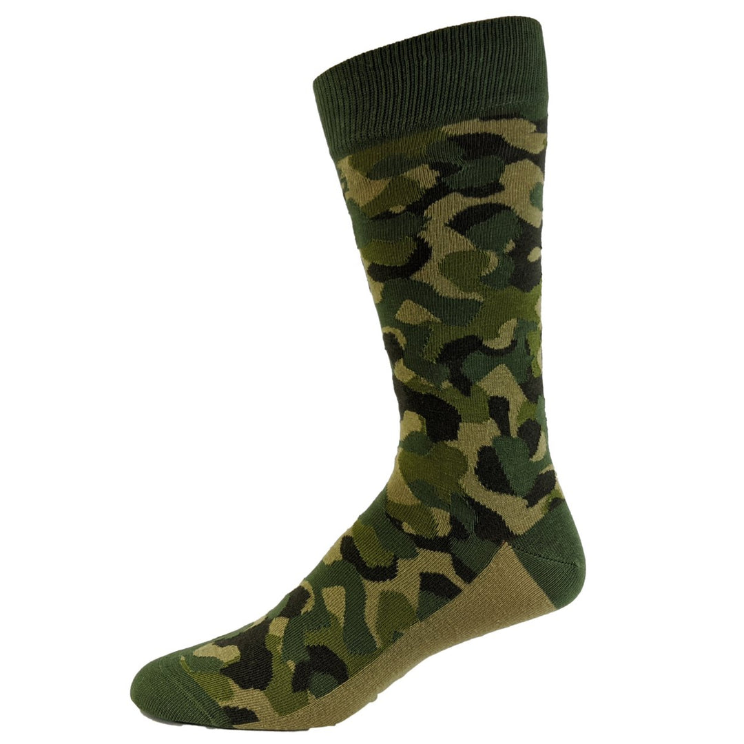 Mens My Feet Are Hiding Socks Funny Camo Army Print Hunting Novelty Graphic Footwear Image 6