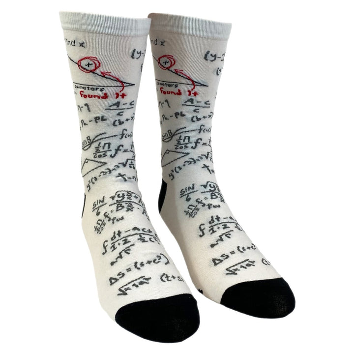 Mens Find X Socks Funny Nerdy Math Science Sarcastic Graphic Novelry Footwear Image 2