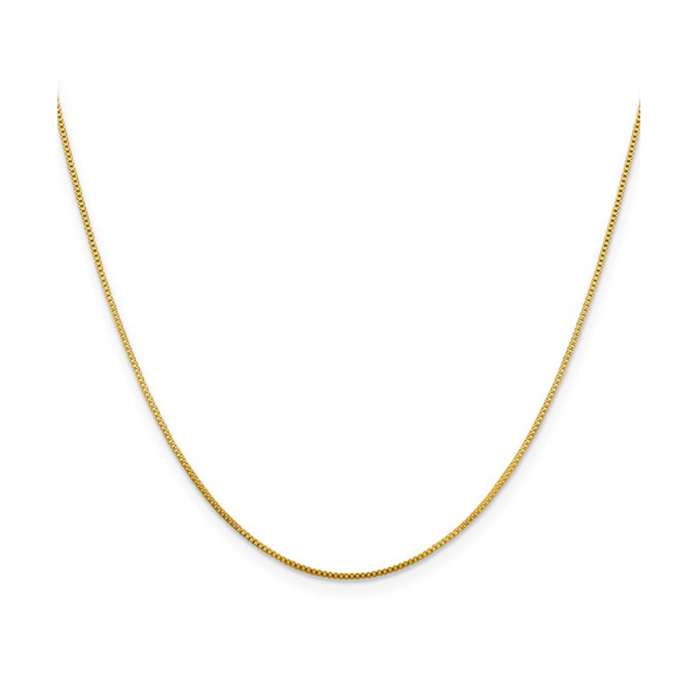 Gold Plated Sterling Silver Box Chain 20 inches (0.900mm) Image 1