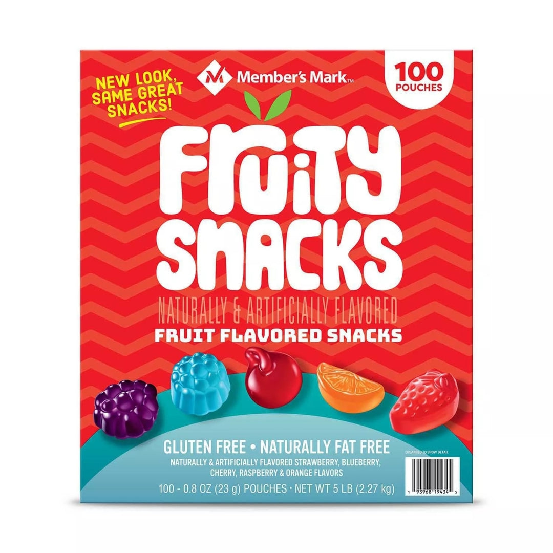 Members Mark Fruity Snacks 0.80 Ounce (100 Count) Image 1