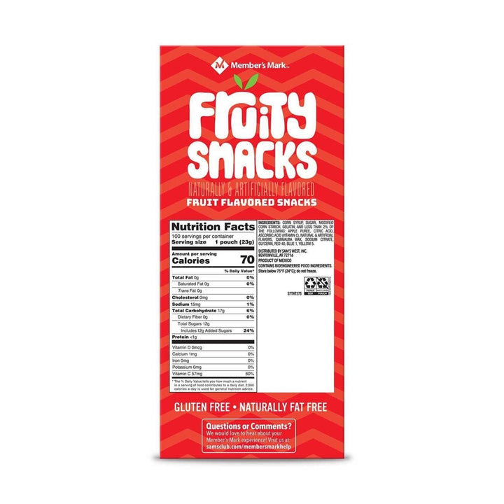 Members Mark Fruity Snacks 0.80 Ounce (100 Count) Image 2