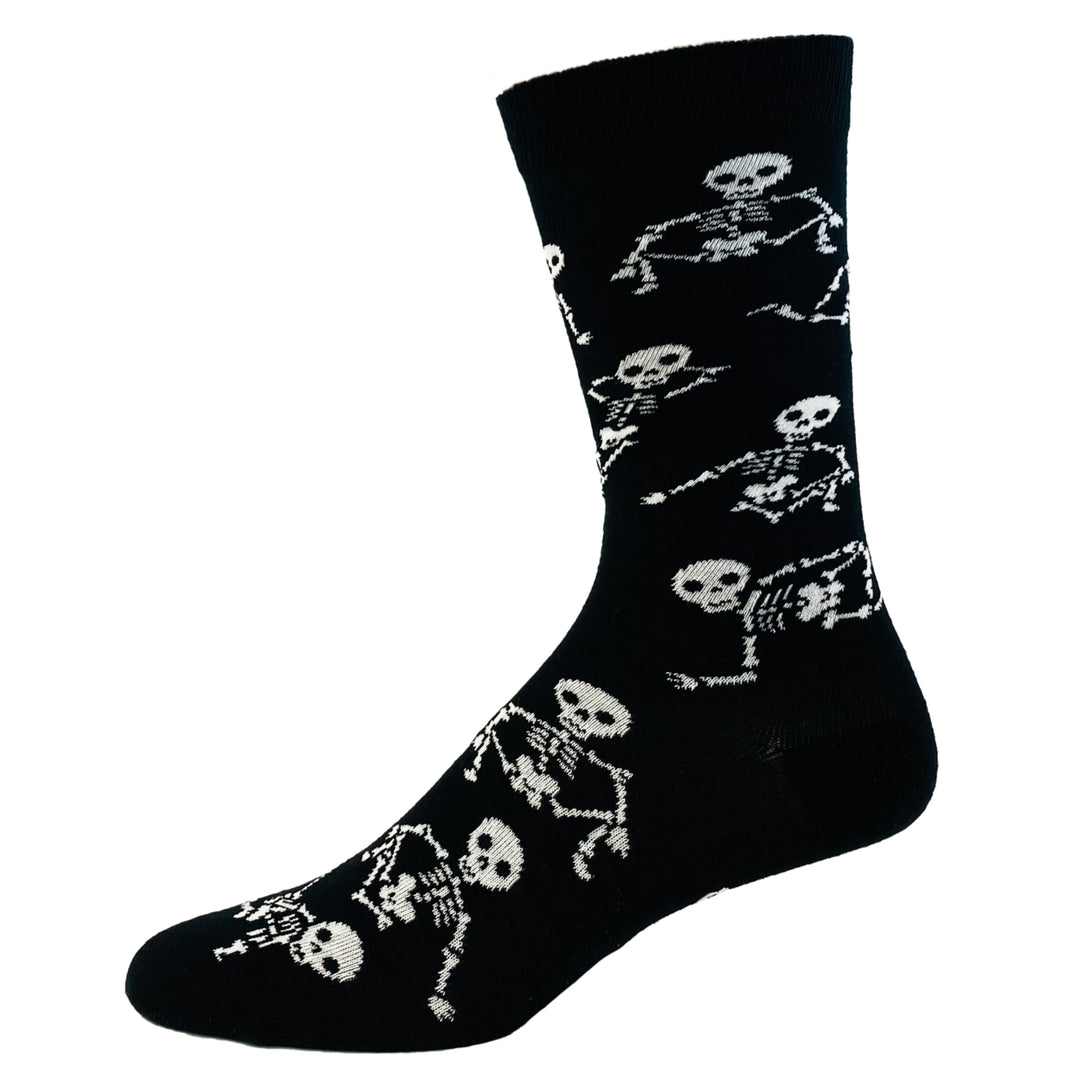 Mens Lets Bone Socks Funny Halloween Party Skeleton Graphic Novelty Vintage Footwear Image 4