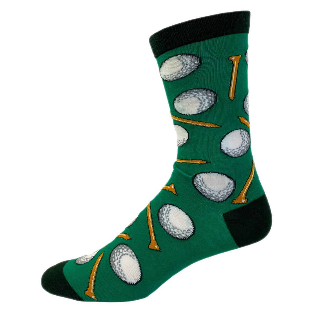 Mens Youll Need A Lot Of Balls To Golf With Me Socks Funny Fathers Day Golfing Footwear Image 4