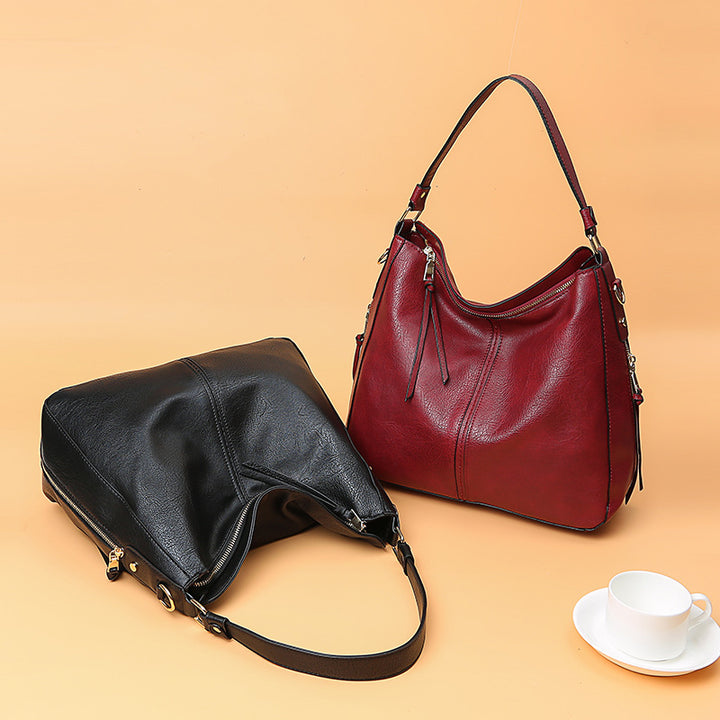 Handbags for Women Large Designer Ladies Hobo bag Bucket Purse Faux Leather Image 8