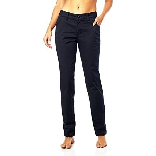 Fox Womens Fitted Stretch Twill Moto Pant  BLACK Image 2