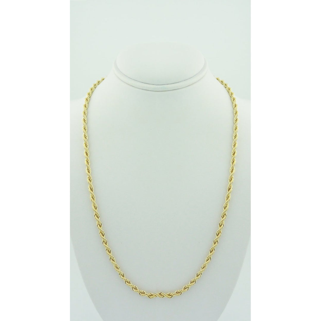 2MM Gold filled rope chain Image 1