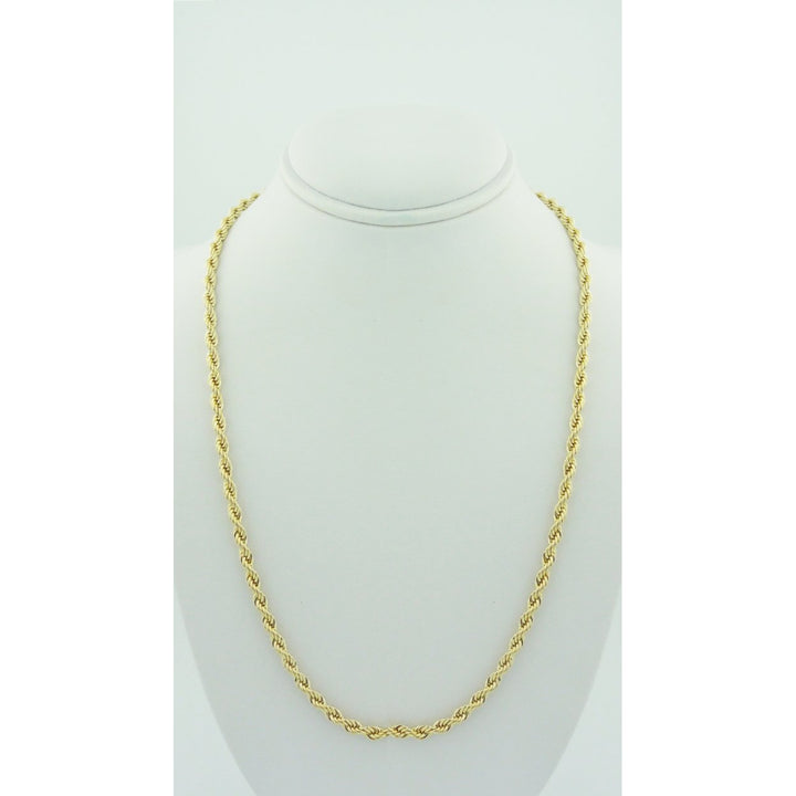 2MM Gold filled rope chain Image 1