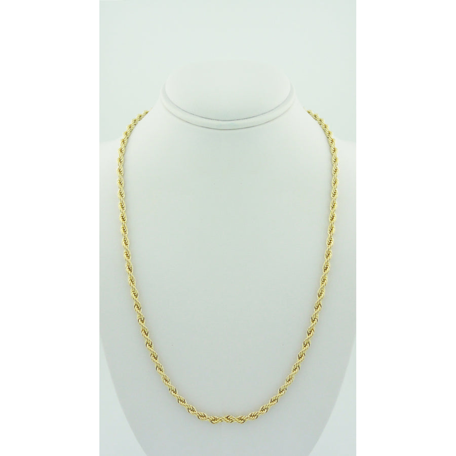 2MM Gold filled rope chain Image 1