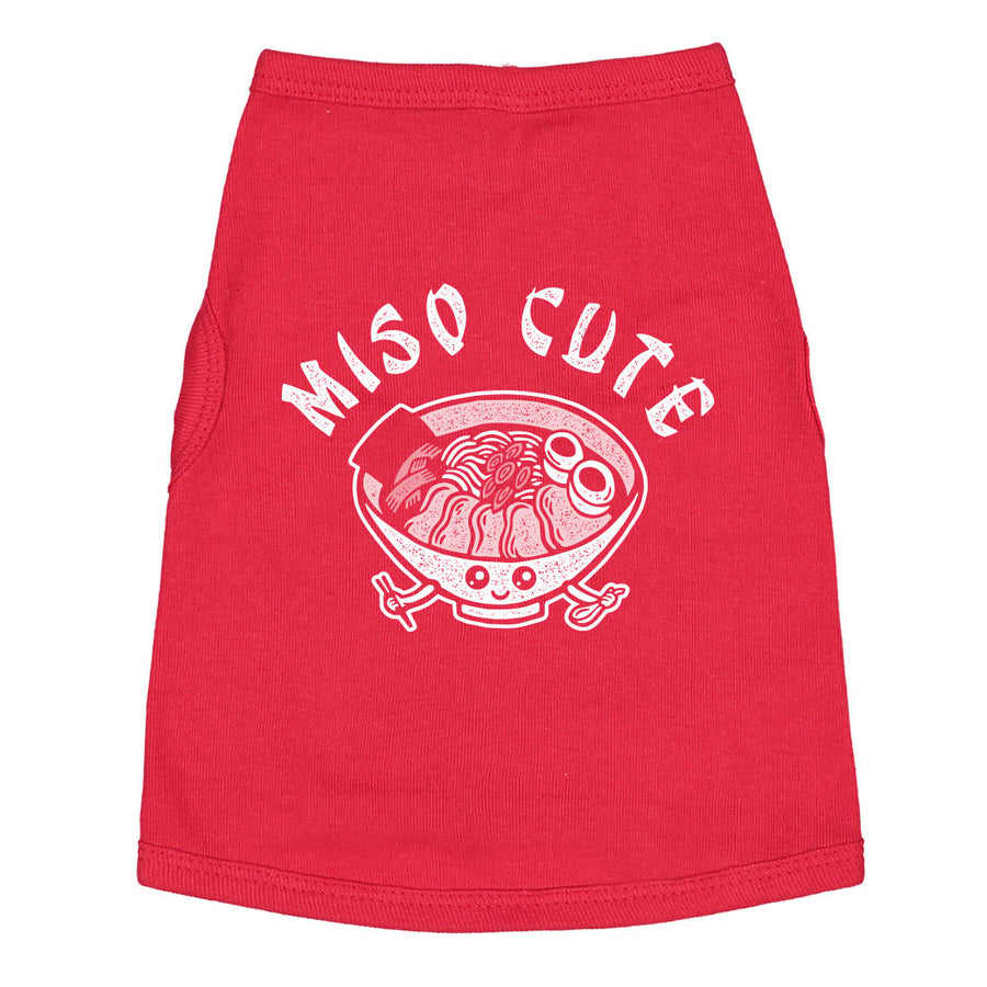 Miso Cute Dog Shirt Funny Saying Cute Graphic Hilarious Design Quote Novelty Tee Image 1