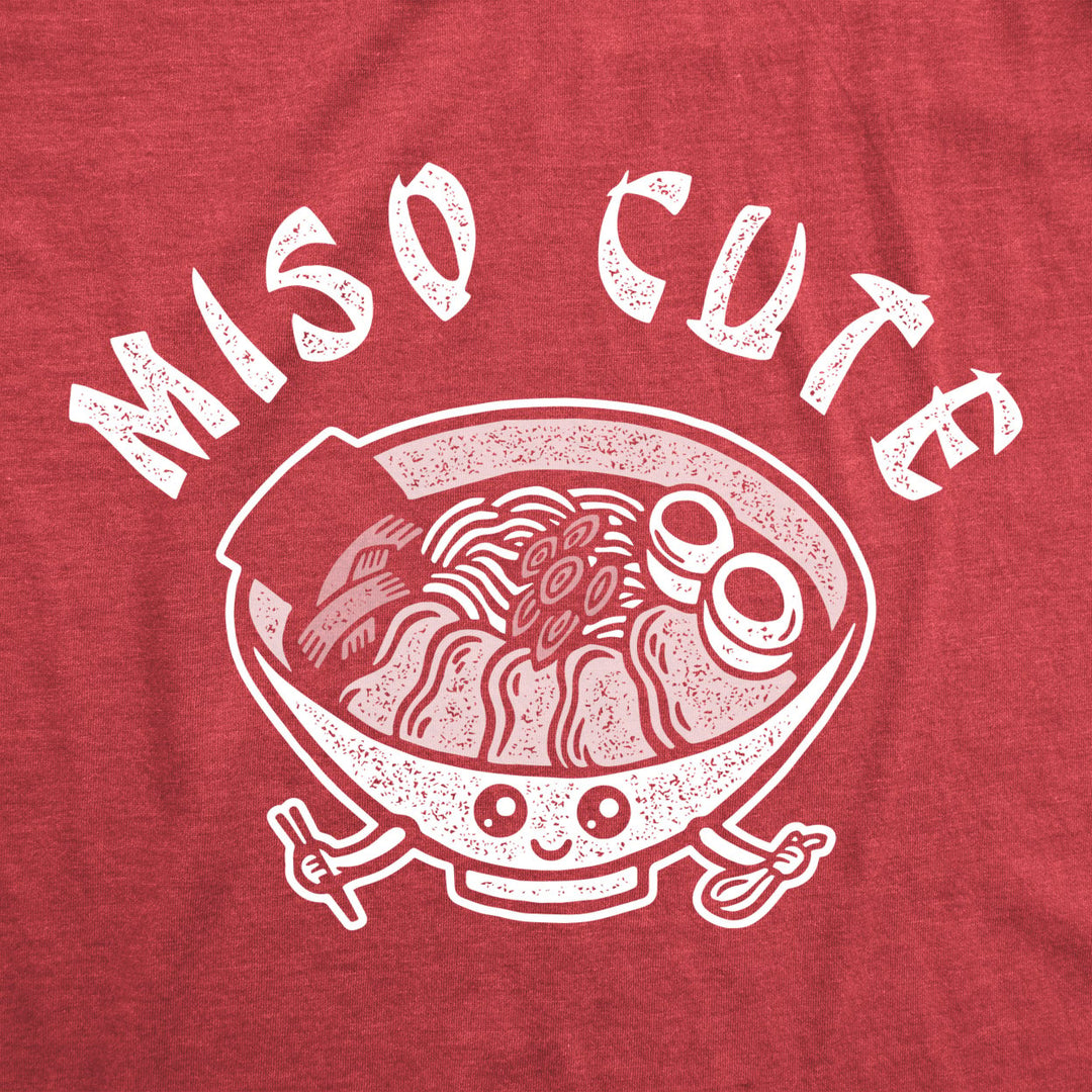 Miso Cute Dog Shirt Funny Saying Cute Graphic Hilarious Design Quote Novelty Tee Image 2