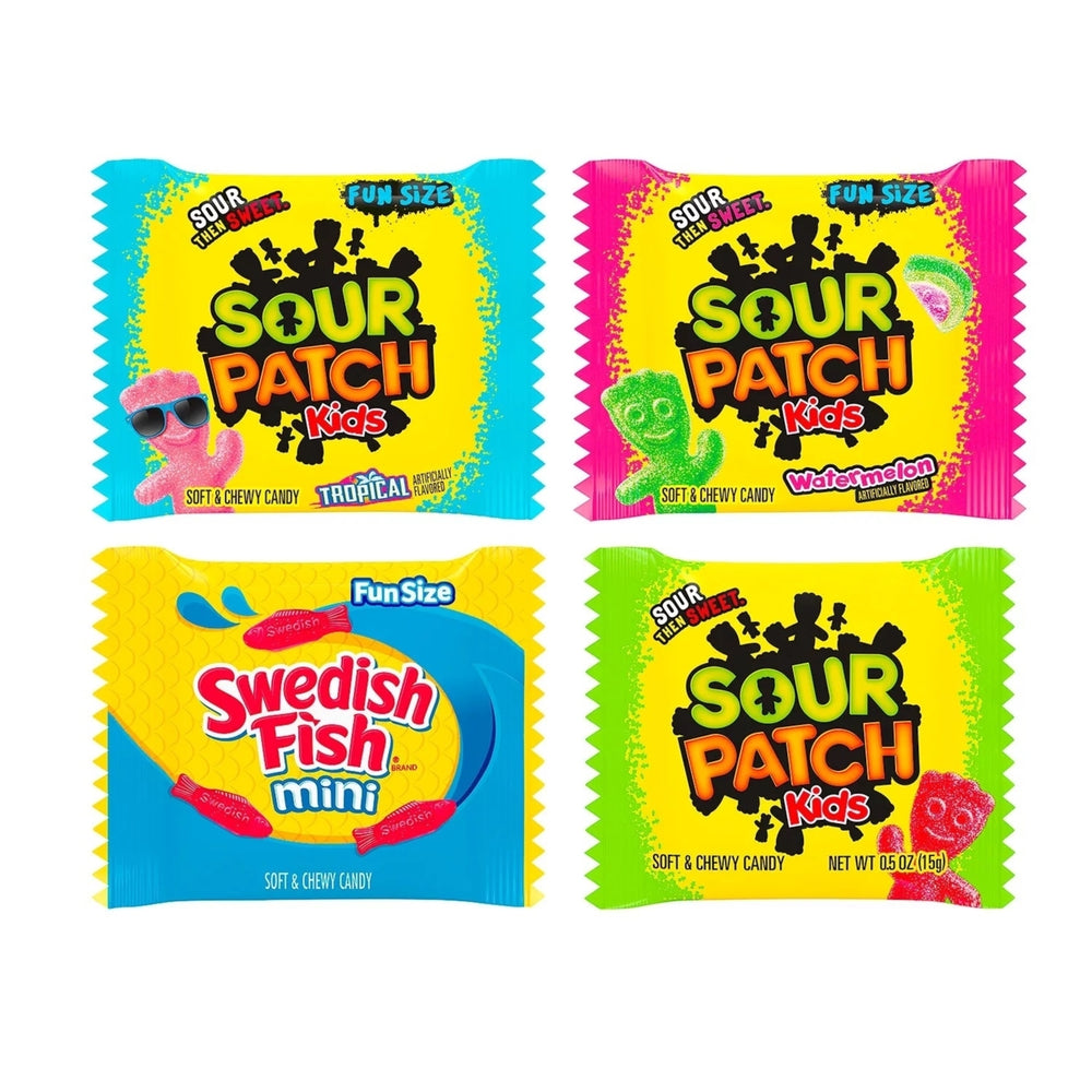 Sour Patch Kids and Swedish Fish Mini Soft and Chewy Candy Variety (200 Count) Image 2