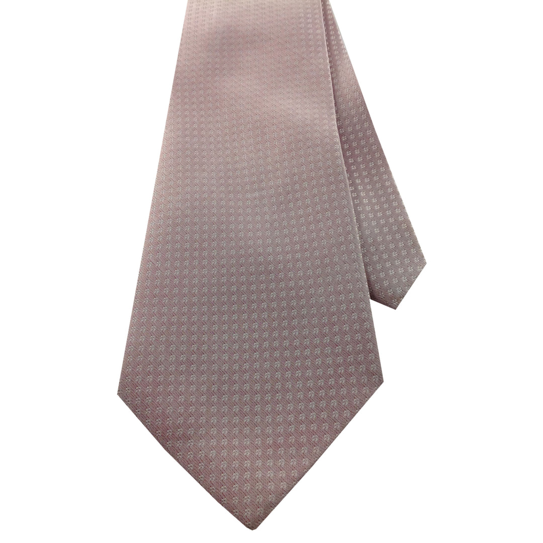 Mens Necktie Silk Tie Pink White Silk Tie Hand Made Executive Pro Design Birthday Christmas Valentines Gift Wedding Ties Image 3