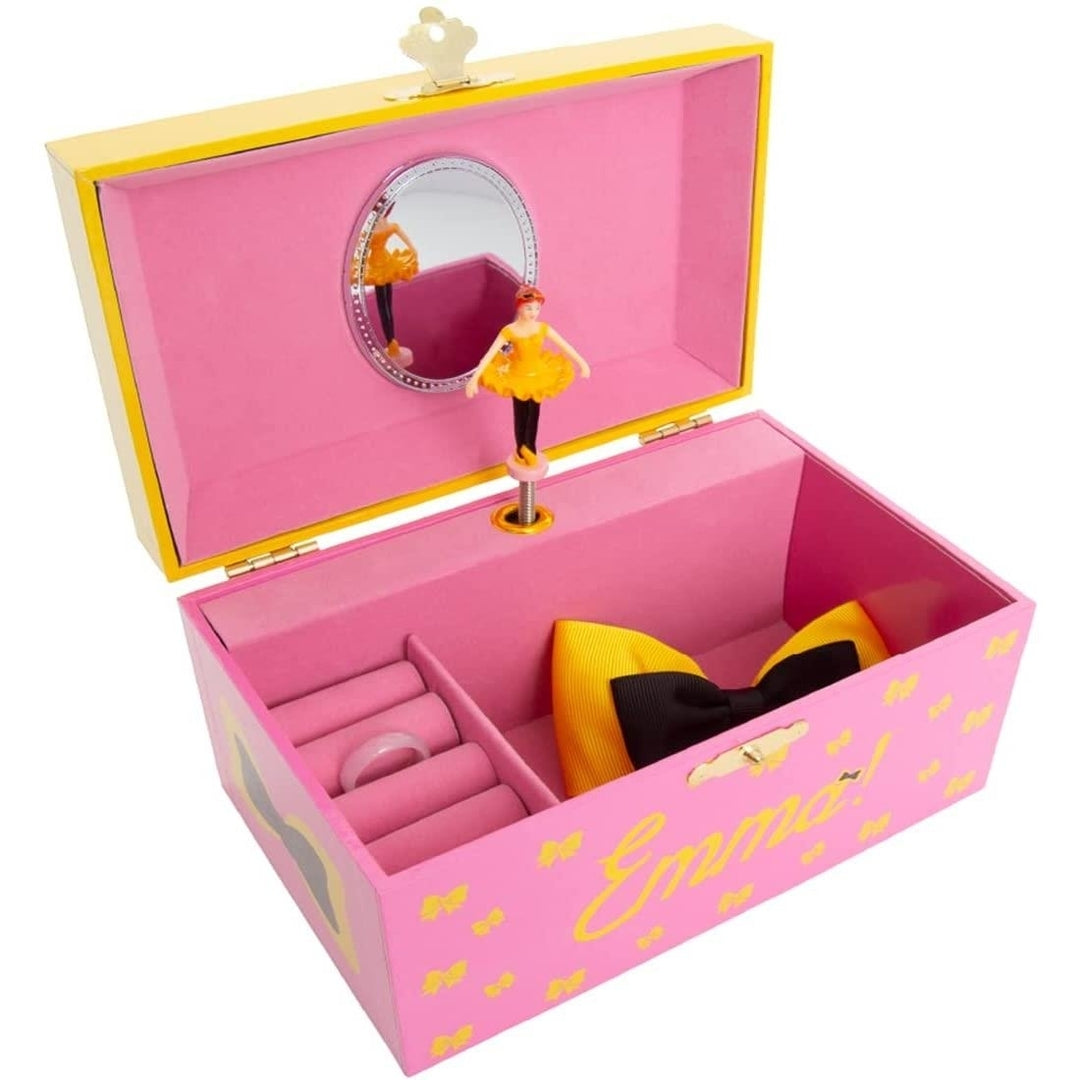 The Wiggles Emma Watkins Ballerina Musical Jewelry Box and Hairbow Image 2
