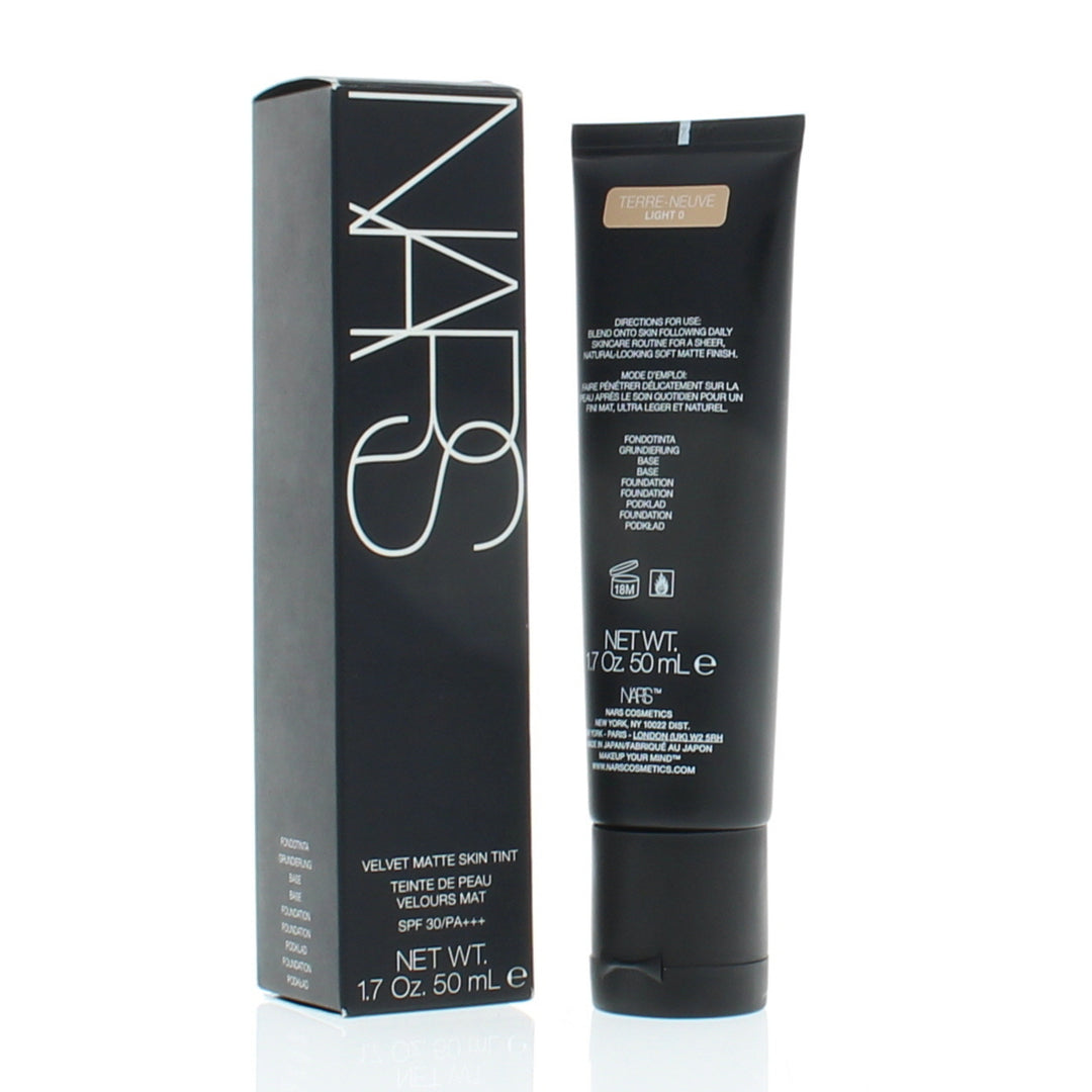 Nars Velvet Matte Skin Tint SPF 30 Light 0 Terre-Neuve 1.7oz Oil-Free Makeup Image 1