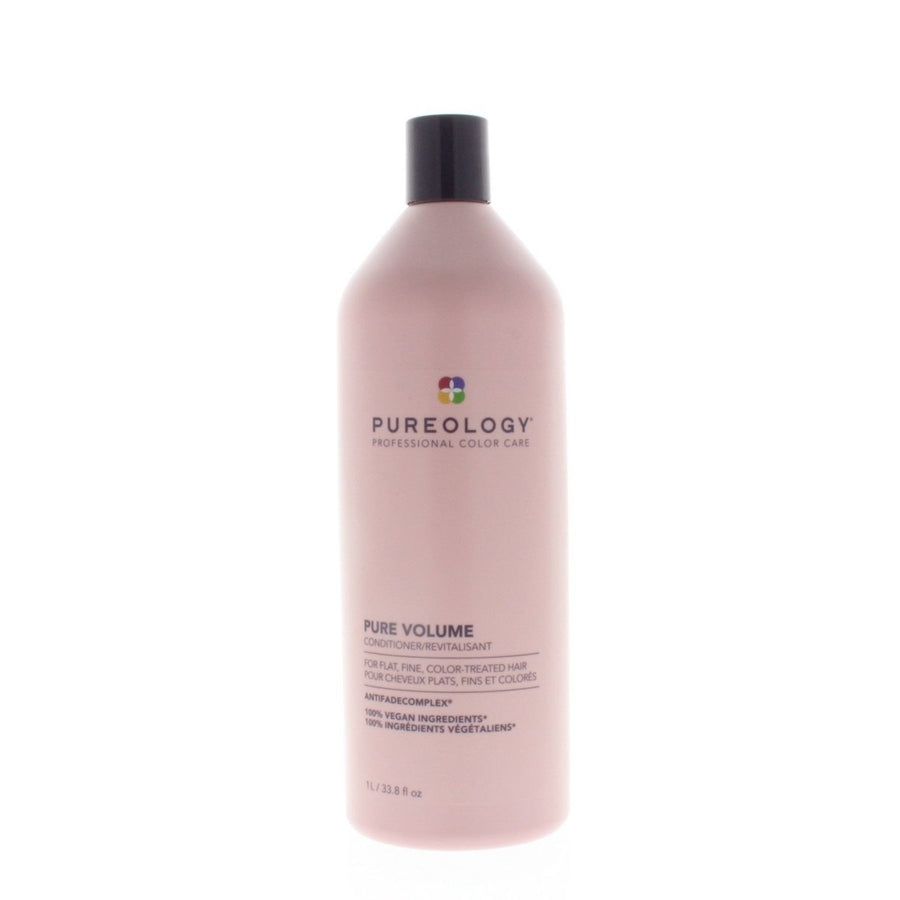 Pureology Pure Volume Conditioner 1 Liter Color-Treated Hair Wheat Protein Eucalyptus Image 1