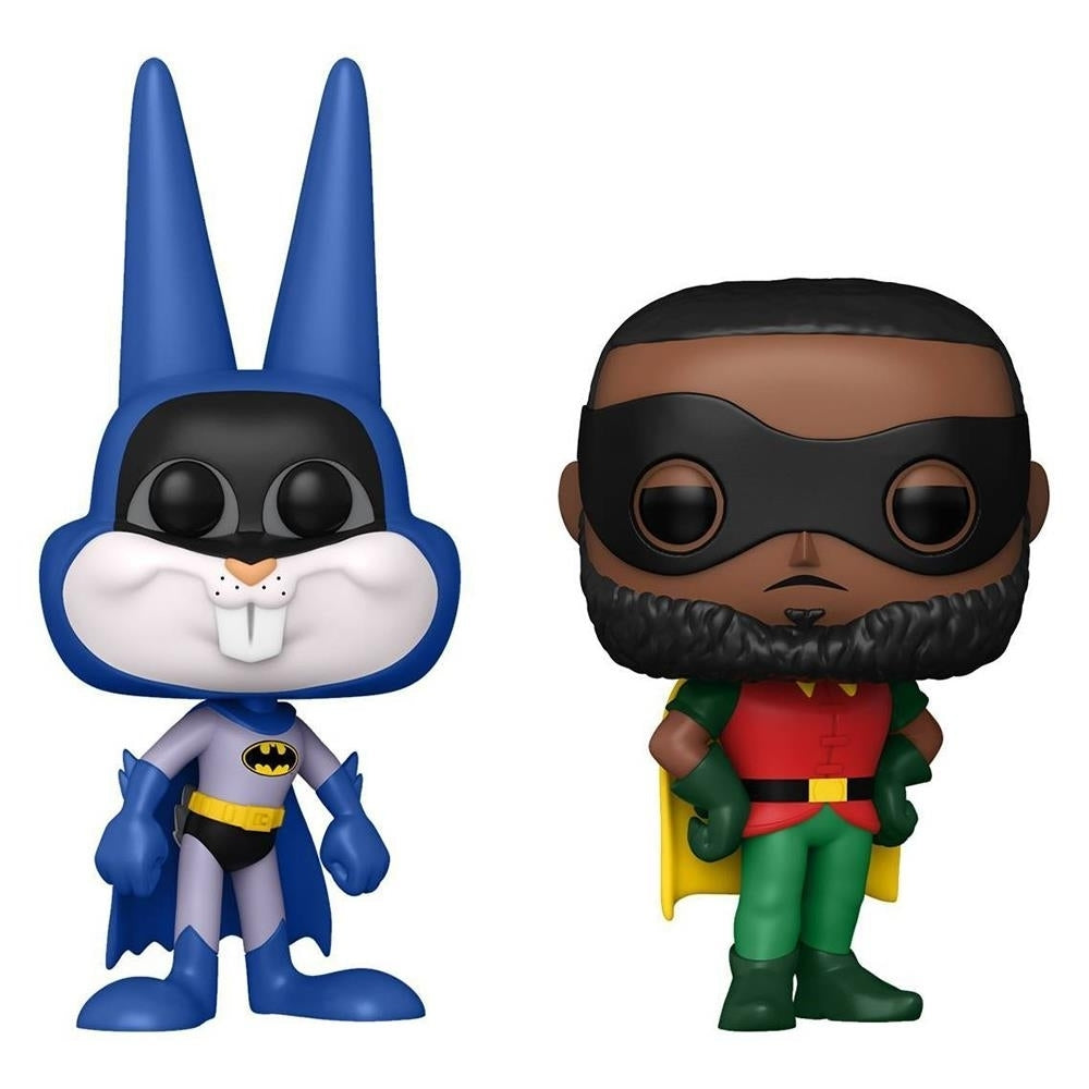 Funko Pop Batman Bugs Bunny Robin Lebron James Space Jam 2 Legacy Figure Set Image 1