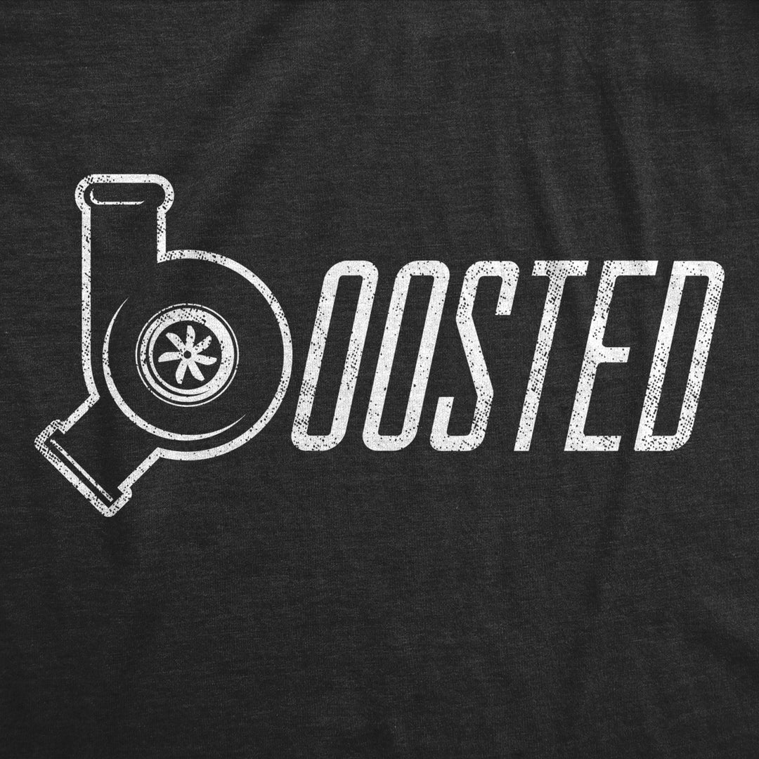 Mens Boosted T Shirt Funny Car Guy Mechanic Turbo Garage Graphic Novelty Tee For Guys Image 2