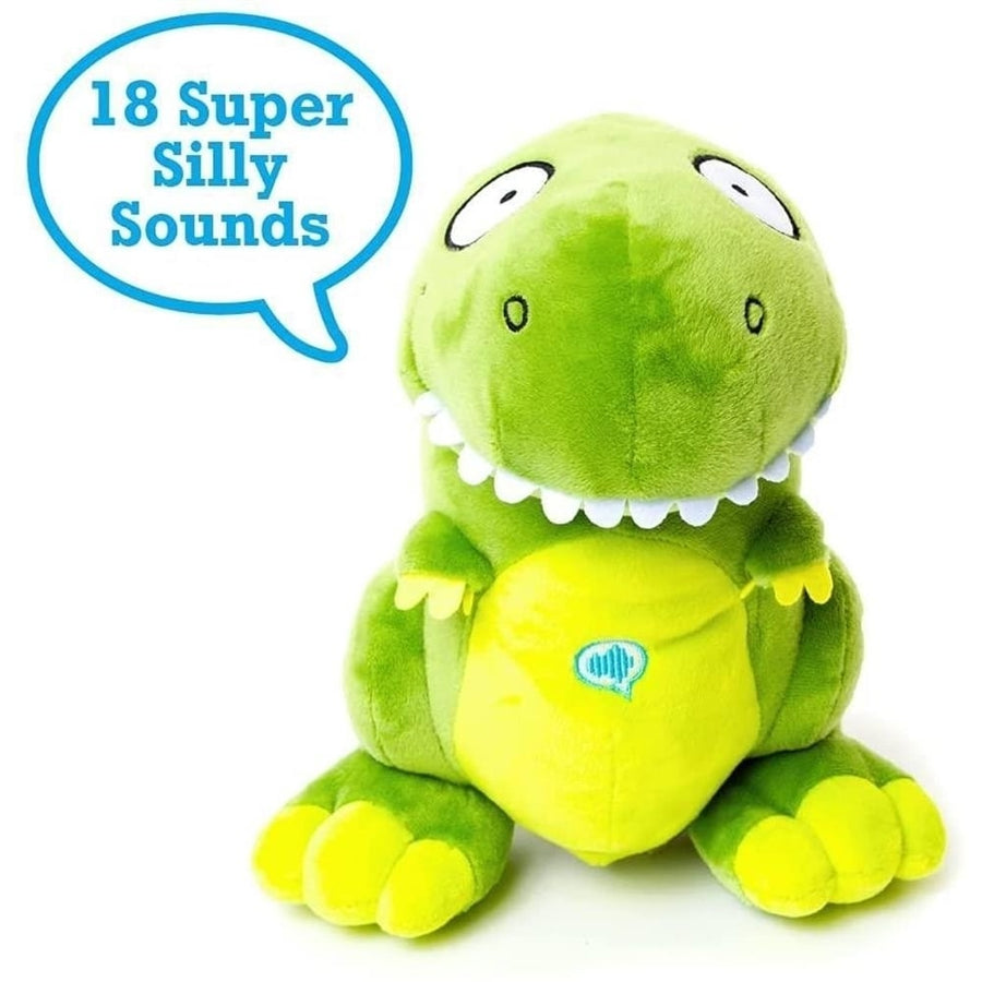 Silly Sounds Plush Talking Dinosaur T-Rex Burps Farts Roars 10" Interactive Mighty Mojo Image 1