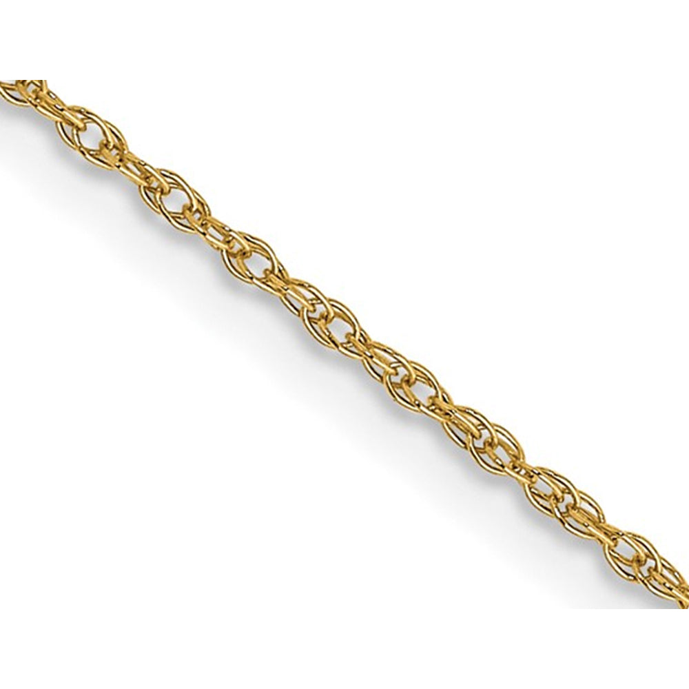 20 inch 7R Chain in 14 Karat Yellow Gold .7mm Image 2