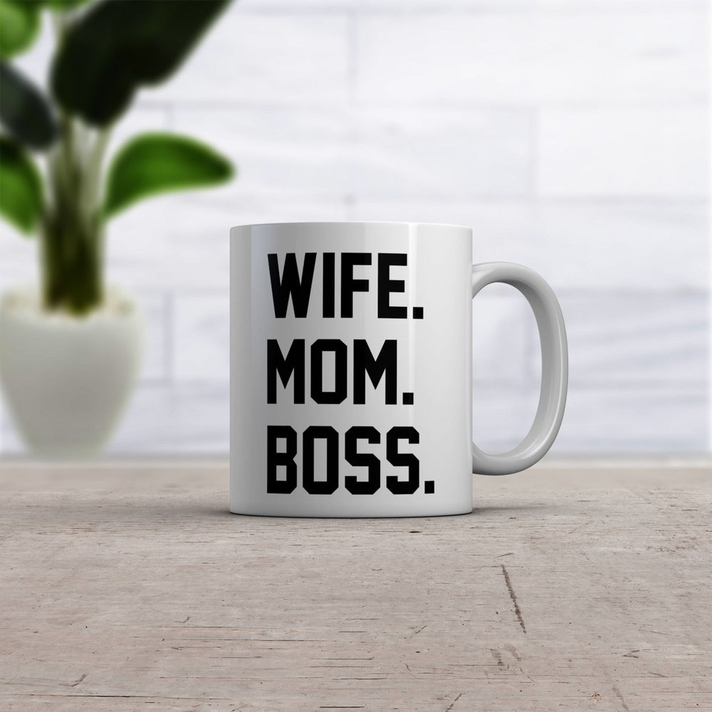 Wife Mom Boss Mug Funny Mothers Day Coffee Cup - 11oz Image 2