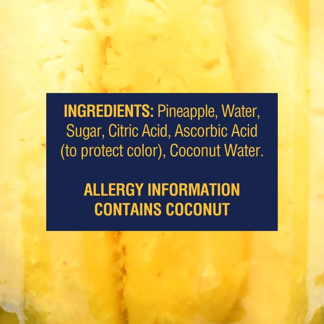 Members Mark Pineapple Spears in Coconut Water (42 Ounce) Image 4