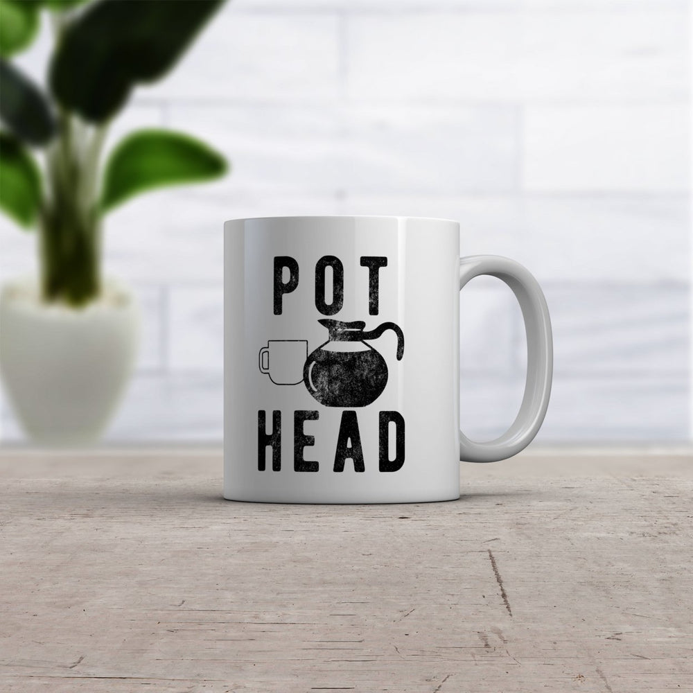 Pot Head Mug Funny Coffee Sarcastic Cool Stoner 420 Coffee Cup-11oz Image 2