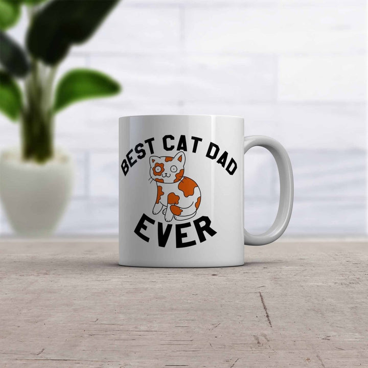 Best Cat Dad Ever Mug Funny Pet Kitty Animal Lover Furbaby Coffee Cup-11oz Image 2