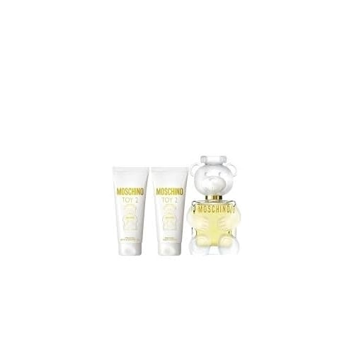 GIFT/SET MOSCHINO TOY 3 PCS. BY MOSCHINO: 3.4 EDP SPRAY3.4 BODY LOTION10 ML EDP SPRAY FOR WOMEN. DESIGNER:MOSCHIN By Image 1