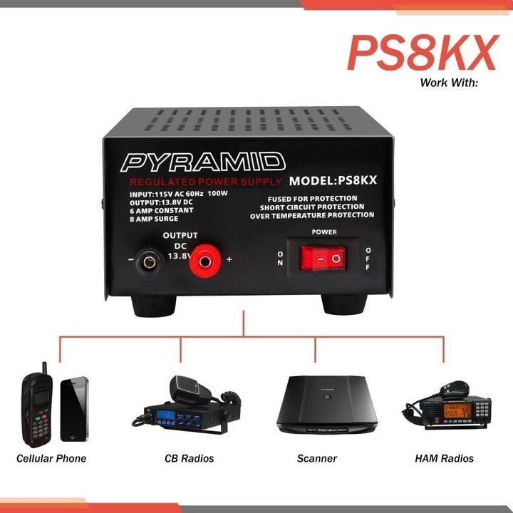 Pyramid 6 Amp Power Supply Image 4