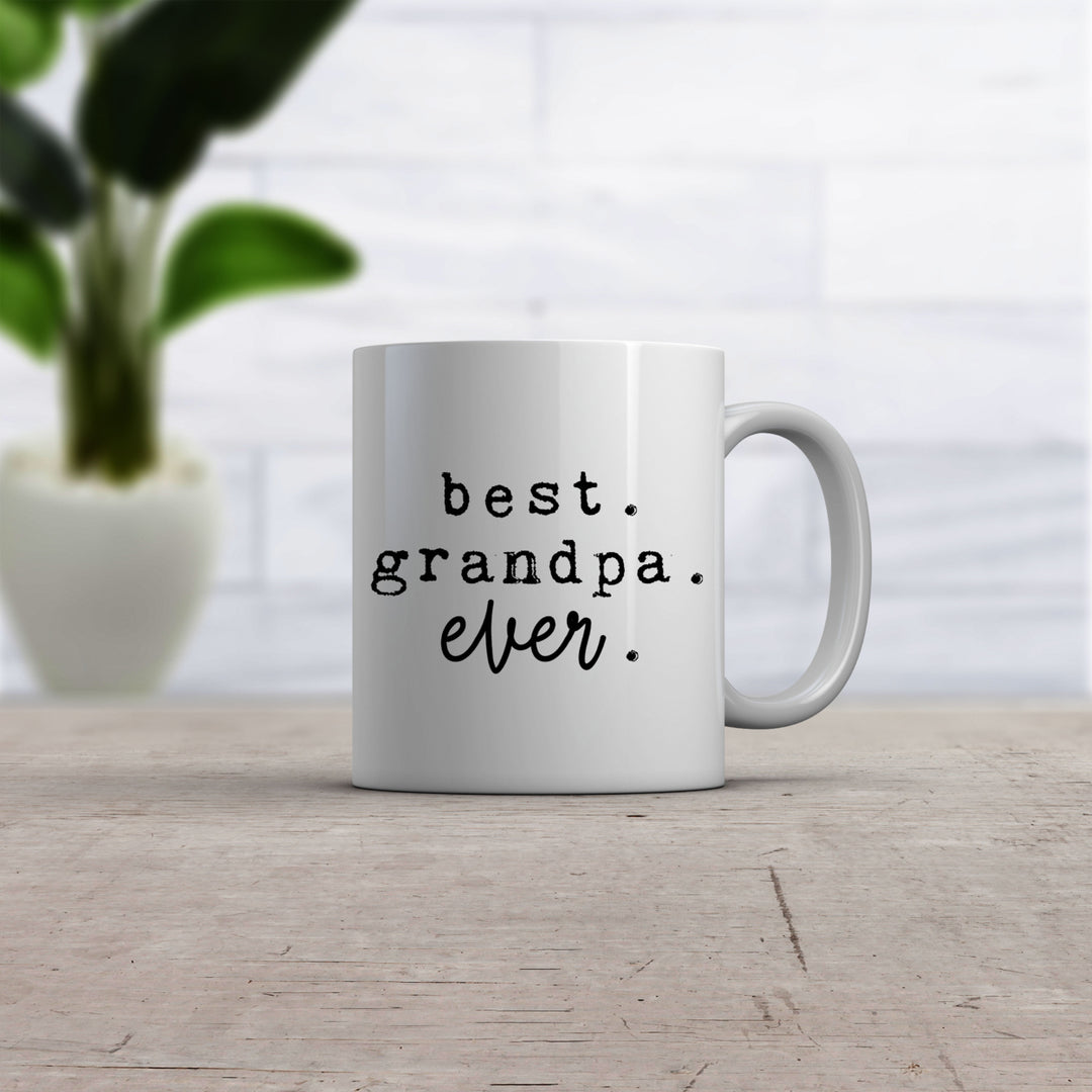 Best Grandpa Ever Mug Cute Family Grandfather Coffee Cup - 11oz Image 2