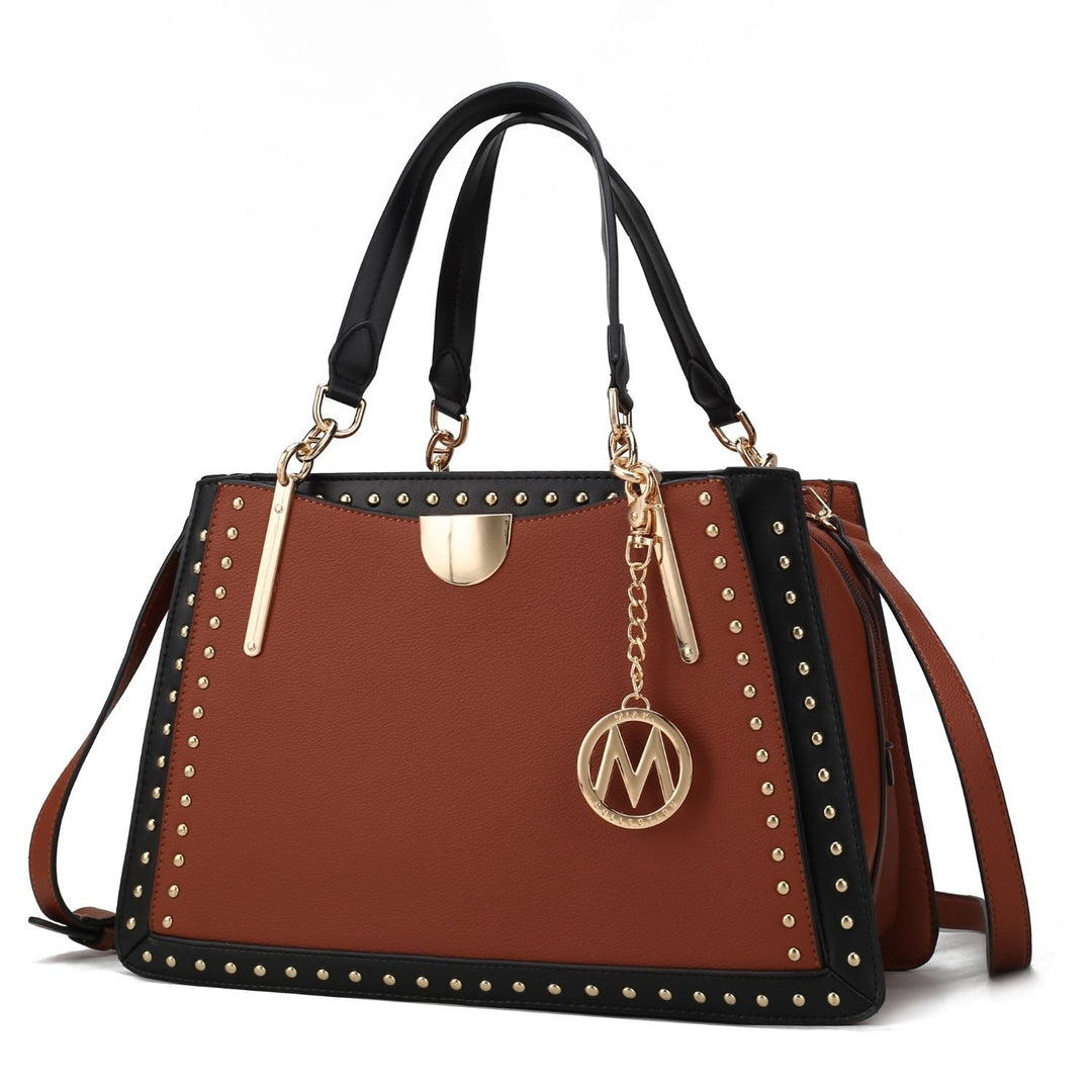 Aubrey Satchel Handbag by Mia k. Image 6