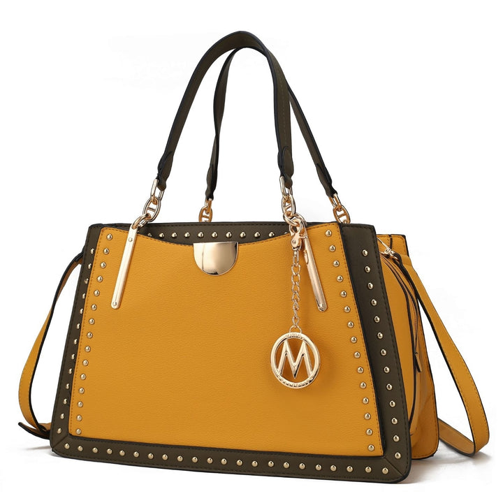 Aubrey Satchel Handbag by Mia k. Image 12