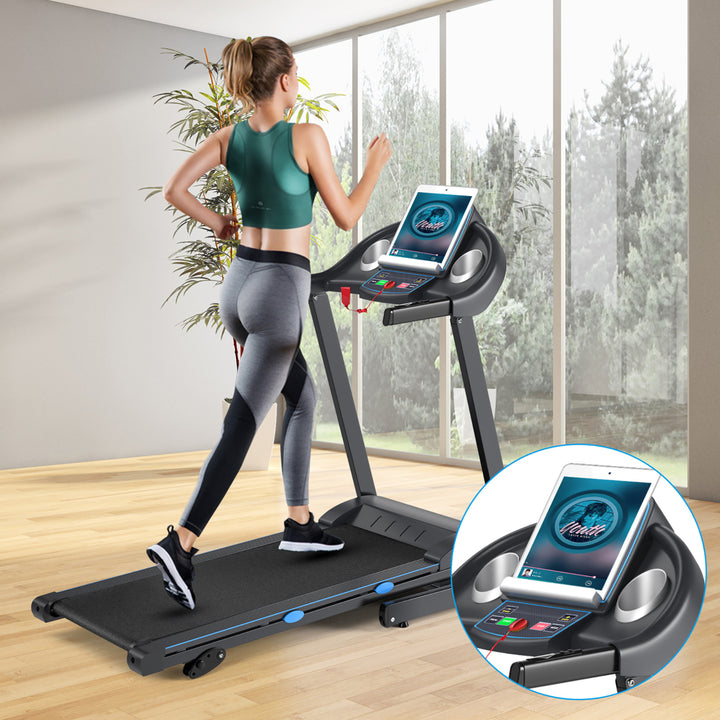 2.25HP Folding Treadmill Electric Motorized Power Running Fitness Machine Image 8