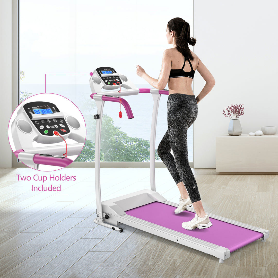 800W Folding Treadmill Electric /Support Motorized Power Running Fitness Machine Image 7