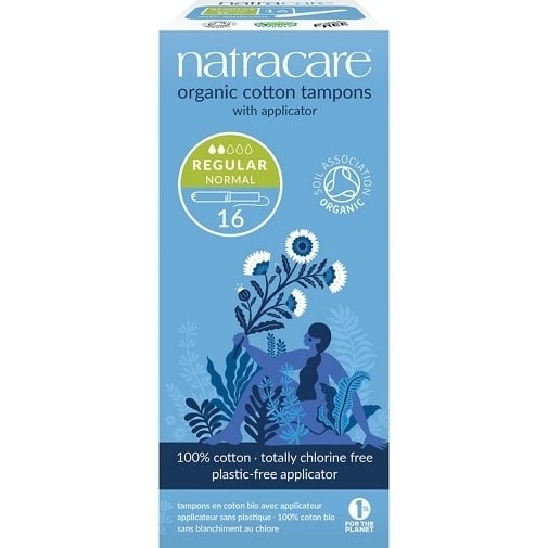 Natracare Organic Cotton Tampons Regular with Applicator Image 1